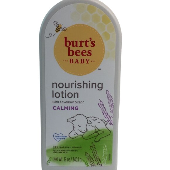Burts Bees Baby Calming Nourishing Lotion With Lavender Scent 12 Oz - Picture 2 of 3